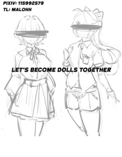 Let's become dolls together