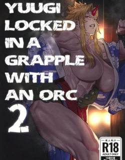 Yuugi Locked In A Grapple With An Orc 2