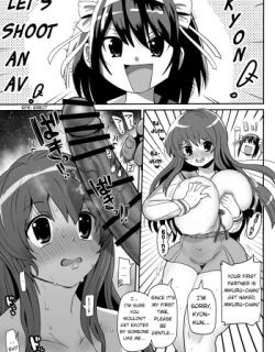 Shooting an AV with Kyon and Mikuru