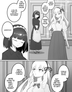 A young lady who gets really fat and her maid who goes crazy