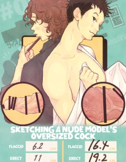 Sketching A Nude Model's Oversized Cock ♡